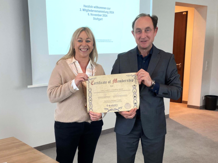Neu im BARDO: Heike Renz mit der renz credit & consulting GmbH.